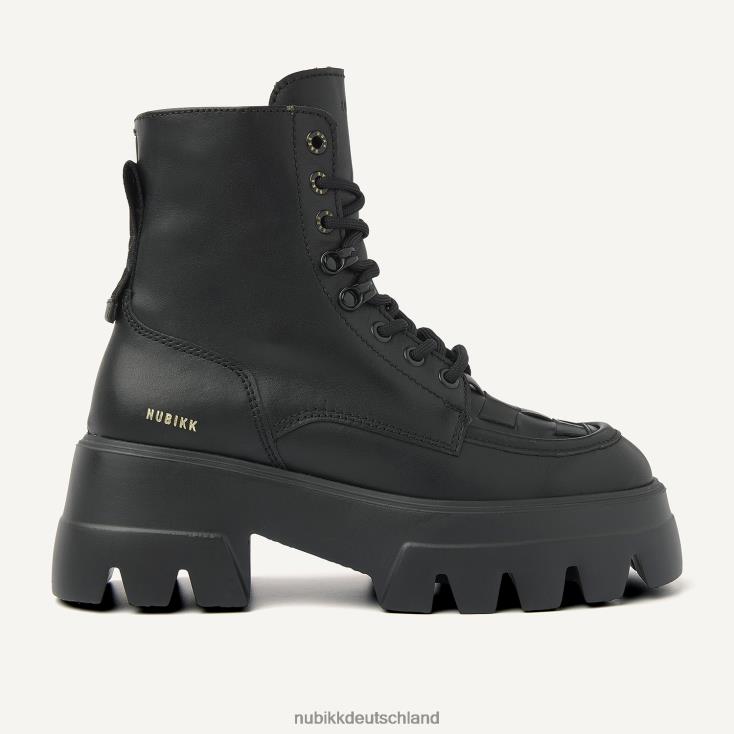 Schuhe HN8284164 Nubikk Frauen Flore Sauvage Pelzstiefel Schwarz