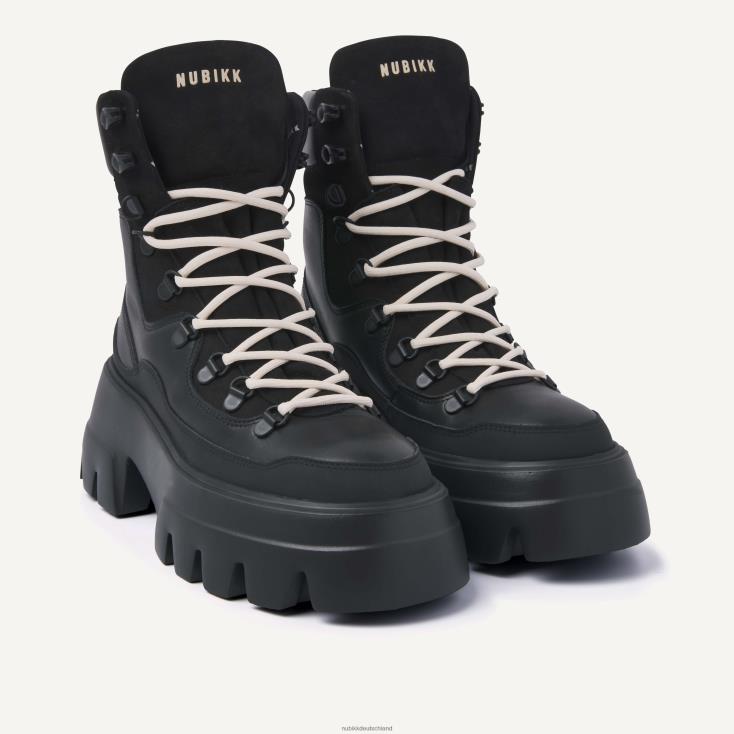 Schuhe HN8284167 Nubikk Frauen Flore Montagne Stiefel Schwarz