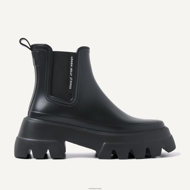 Schuhe HN8284169 Nubikk Frauen Flore Zitronenstiefel Schwarz