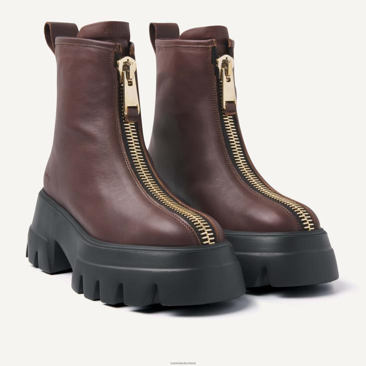 Schuhe HN8284171 Nubikk Frauen Flore Farai Stiefel braun