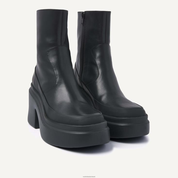 Schuhe HN8284186 Nubikk Frauen Venga Bootie-Stiefel Schwarz