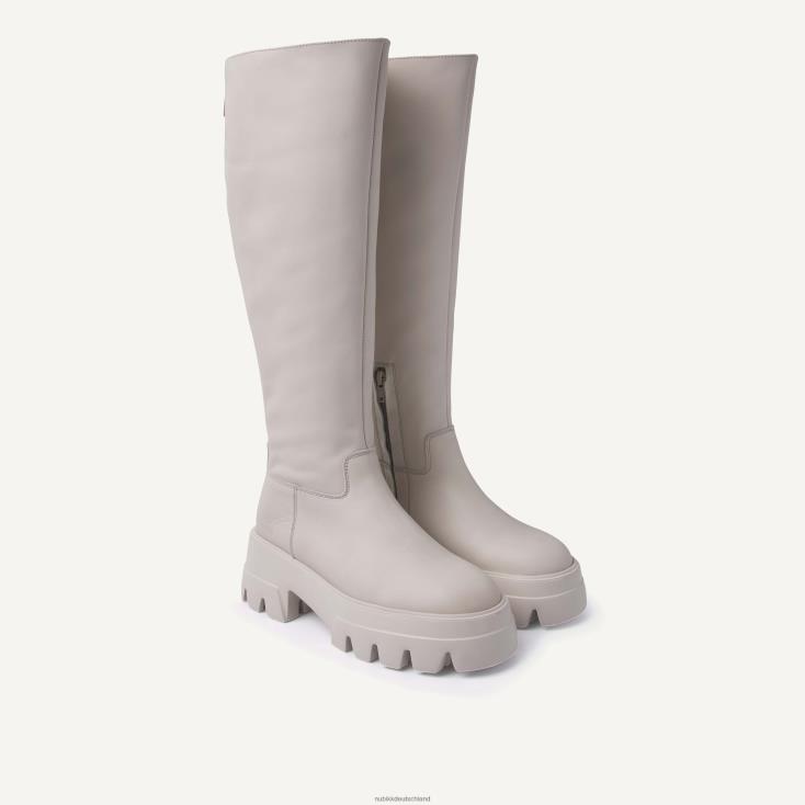 Schuhe HN8284199 Nubikk Frauen Flore-Reißverschlussstiefel Beige