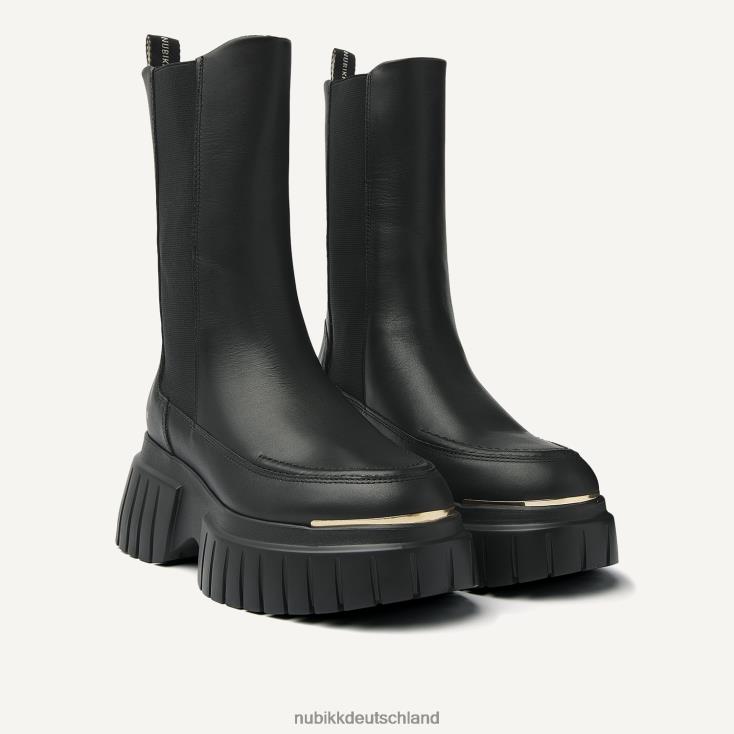 Schuhe HN828494 Nubikk Frauen Miley Adams Stiefel Schwarz