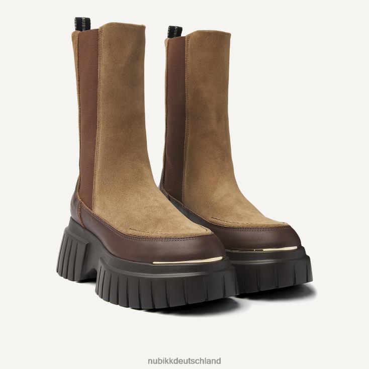 Schuhe HN828495 Nubikk Frauen Miley Adams Stiefel Cognac