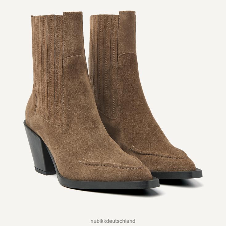 Schuhe HN828493 Nubikk Frauen Liv Boa Wildlederstiefel braun