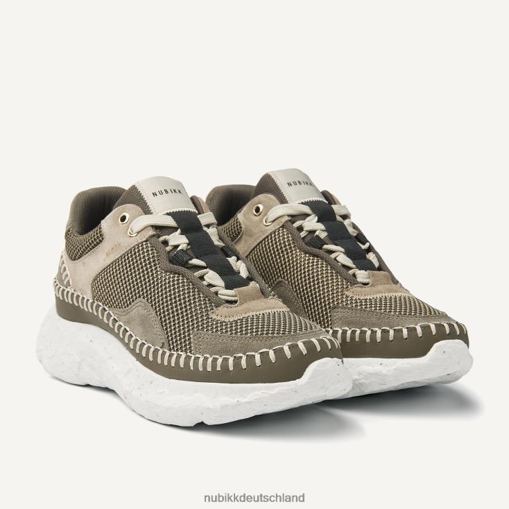 Schuhe HN8284122 Nubikk Frauen Ross Riviera-Sneaker Grün