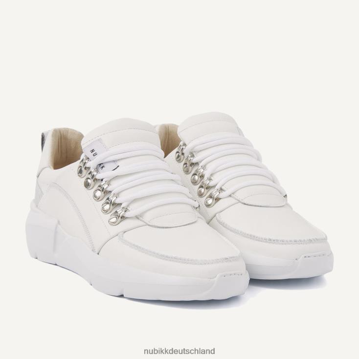 Schuhe HN8284131 Nubikk Frauen Roque-Roman-Sneaker Weiß