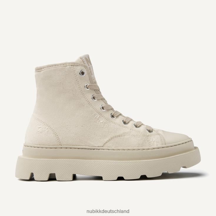 Schuhe HN8284156 Nubikk Frauen Monro Charly Denim-Sneaker Beige