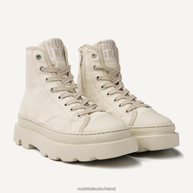 Schuhe HN8284156 Nubikk Frauen Monro Charly Denim-Sneaker Beige