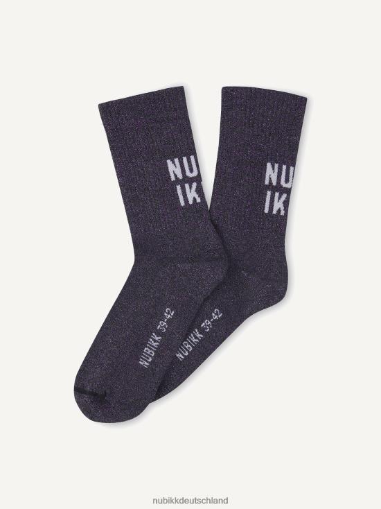 Zubehör HN8284209 Nubikk Frauen Nova Glitzersocken lila