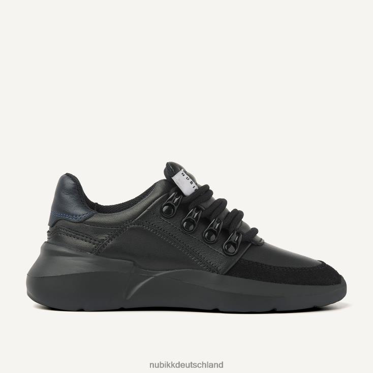 Schuhe HN8284230 Nubikk Kinder Rabenblaue Turnschuhe von Roque Roman Jr Schwarz