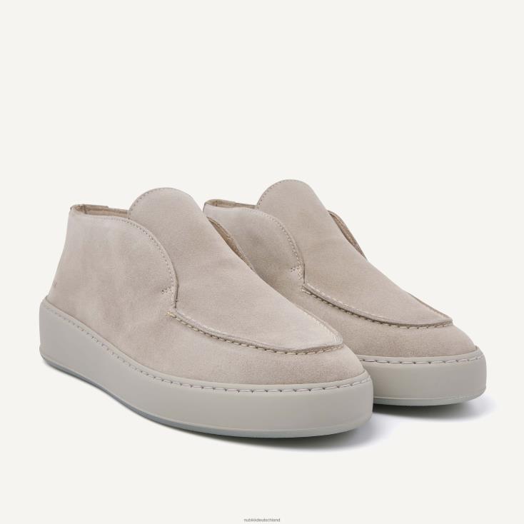 Schuhe HN828465 Nubikk Männer Jiro Suo Mid-Loafer Beige