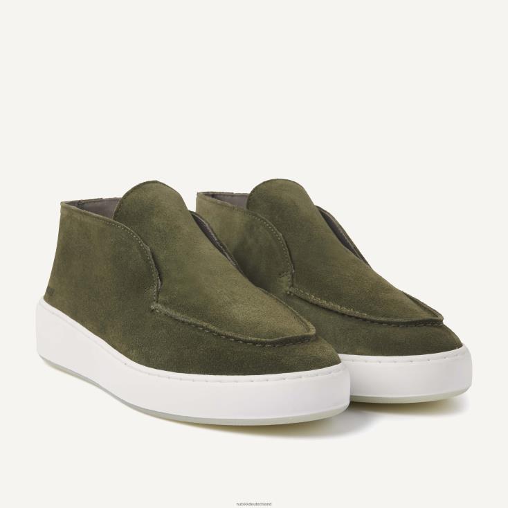 Schuhe HN828467 Nubikk Männer Jiro Suo Mid-Loafer Grün
