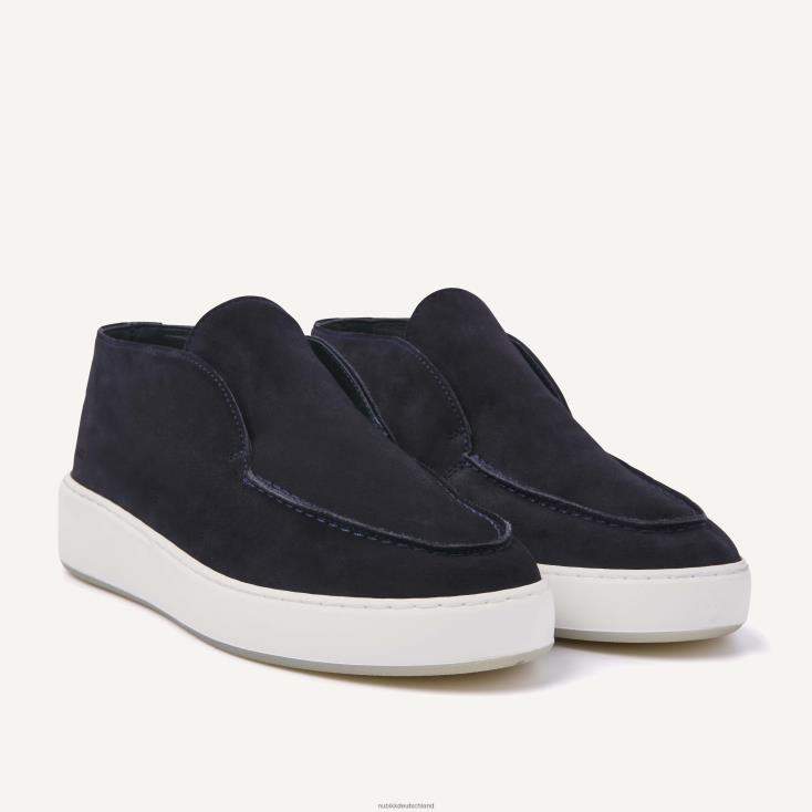Schuhe HN828468 Nubikk Männer Jiro Suo Mid-Loafer Dunkelblau