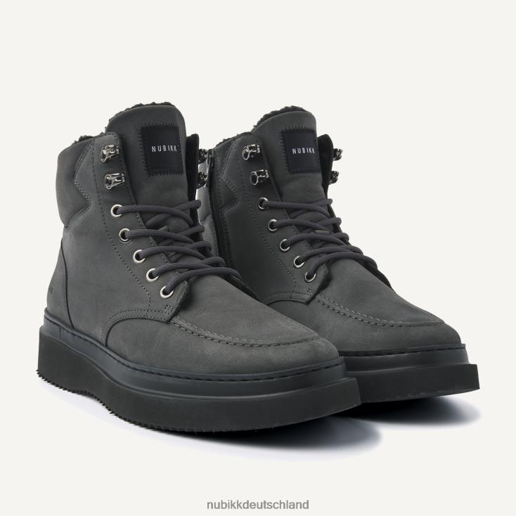 Schuhe HN82841 Nubikk Männer Jonah Polarfellstiefel dunkelgrau