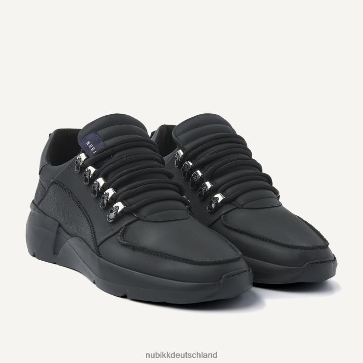 Schuhe HN828422 Nubikk Männer Roque Roman Raven-Sneaker Schwarz