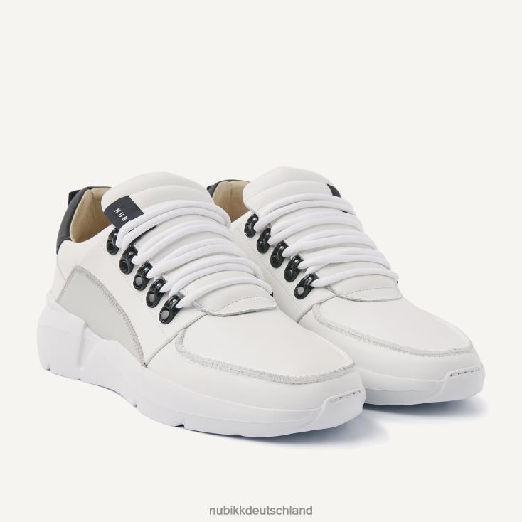 Schuhe HN828424 Nubikk Männer Weiße Roque-Roman-Sneaker mehrfarbig weiß
