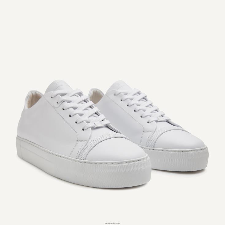 Schuhe HN828448 Nubikk Männer Jagger Aspen-Sneaker Weiß
