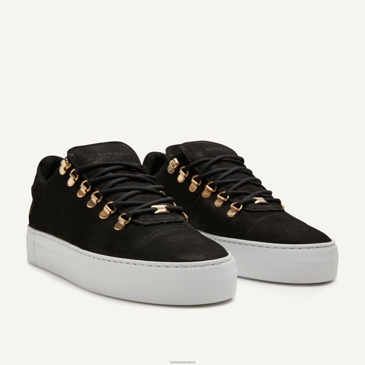 Schuhe HN828450 Nubikk Männer Jagger Classic Fresh Sneakers Schwarz