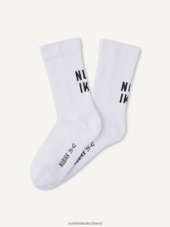 Zubehör HN828488 Nubikk Männer Nova Socken Socken Weiß
